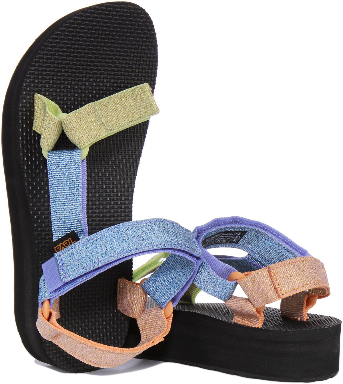 Teva Midform Universal Open Toe Strap Vegan Womens Sandal Beige Brown UK 3 - 8 - Picture 29 of 37