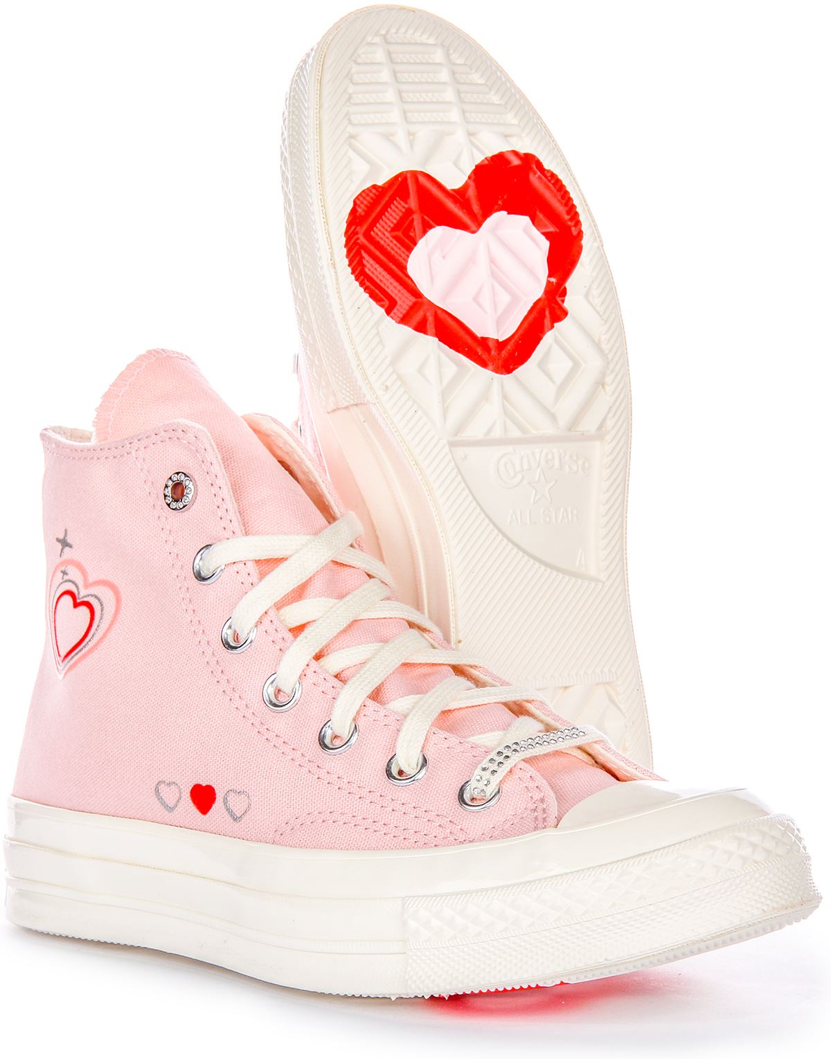 Donut Glaze Heart Converse Pink Pink Heart Converse Sales