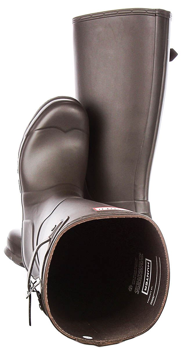 Hunter Men Hunter Original Tall Pull On Mens Boot In  Chocolate Brown UK 7 - 12