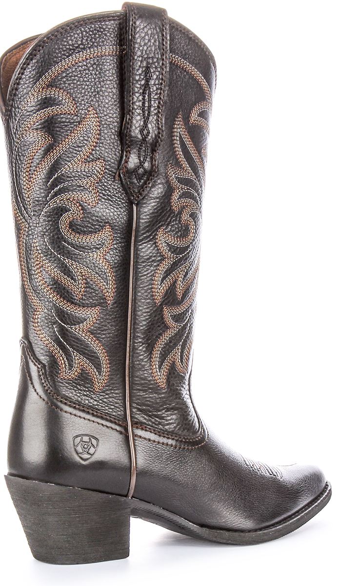 Ariat Heritage J Toe Duratread Pull Tab Western Womens Boot In Brown UK 3 - 9 - Picture 4 of 19