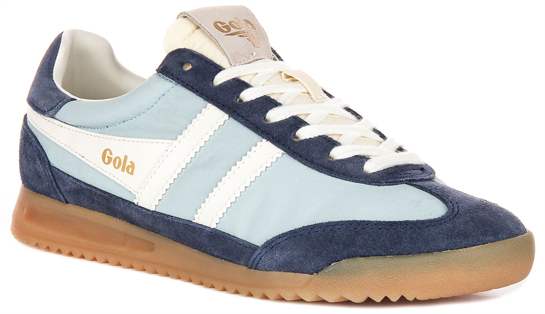 Gola Classics Firefly Schnürschuhe Damen Trainer Blau Weiß UK 5 - 10