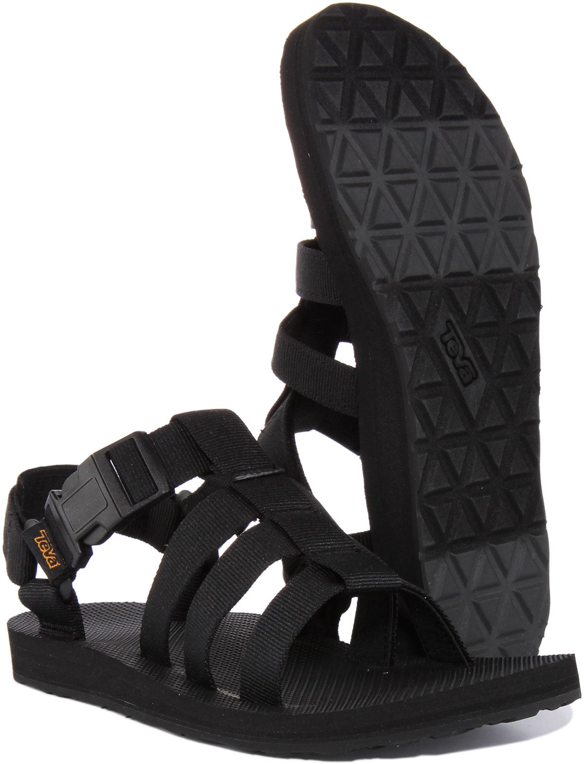 Teva Original Dorado Open Toe Buckle Strap Sandals Black  display picture 2