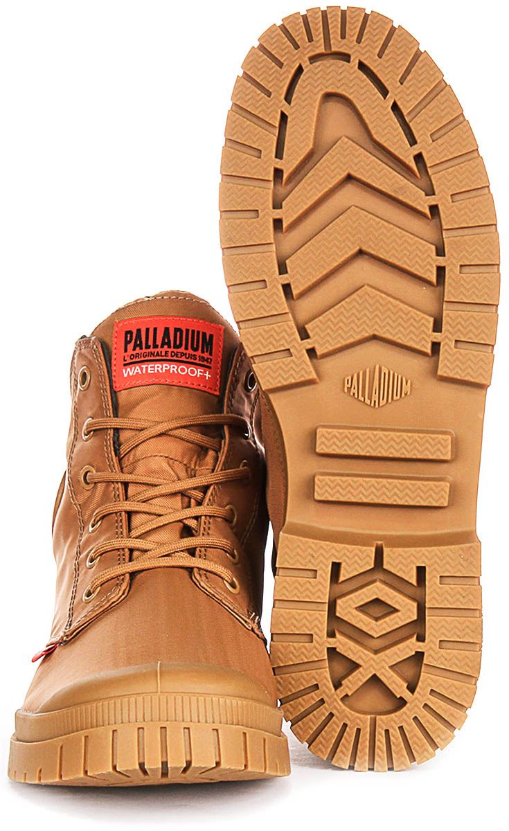 Palladium Pampa Cuff Waterproof Nylon Lace Up Mens Boots  display picture 1