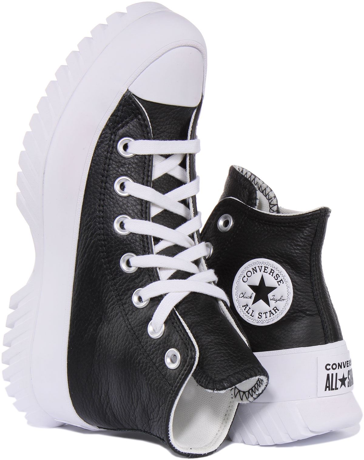 Converse A03704C CT All Star Lugged 2.0 Hi Top Womens Trainer In Black UK 3 - 8