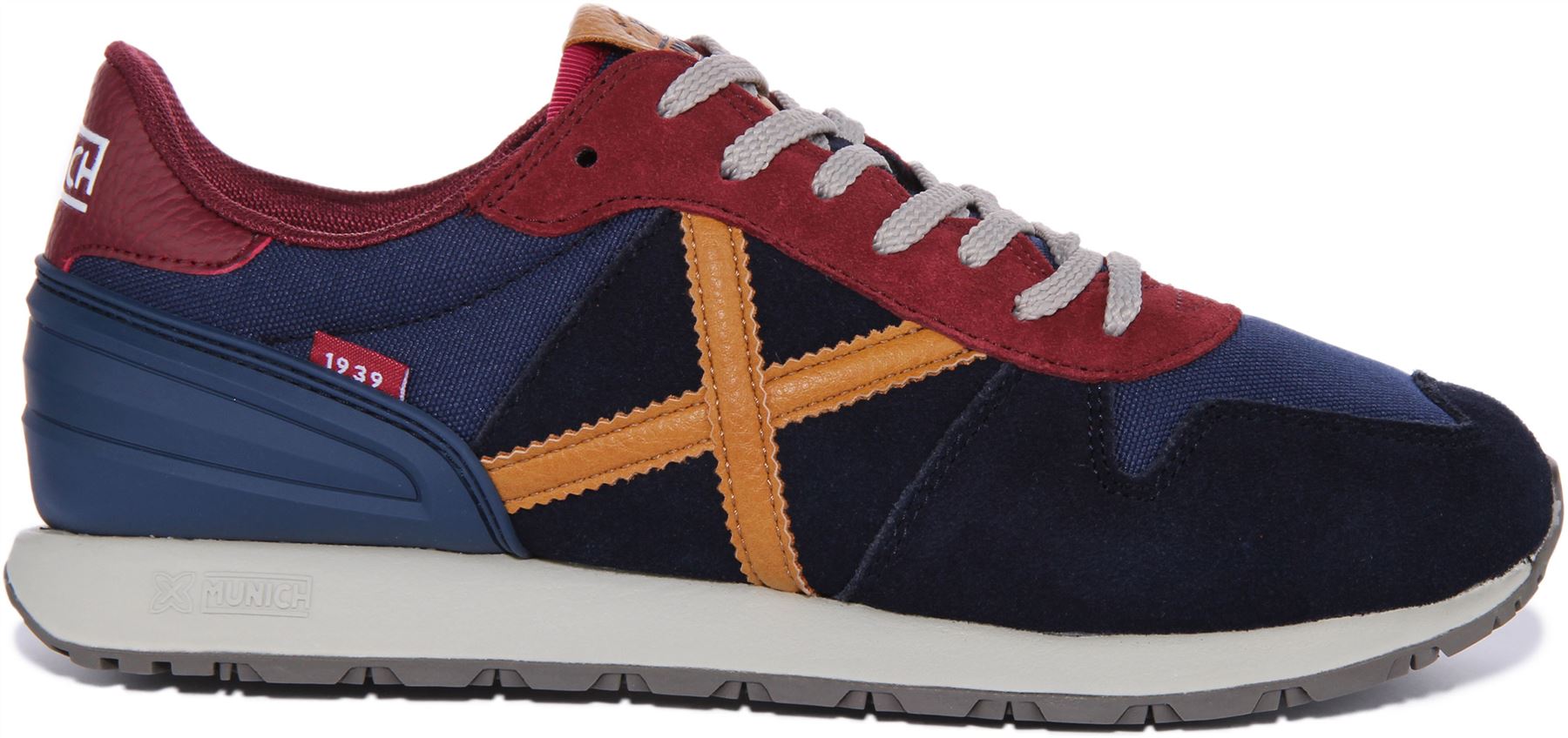 Entrenadores de Correr Munich Massana 490 para Hombre Retro en Marina Talla Multi Reino Unido 6 - 12 - Imagen 8 de 12