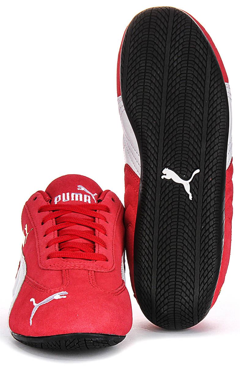 Puma Ferrari Speedcat Racing Ins Low Top Unisex Trainers Red
