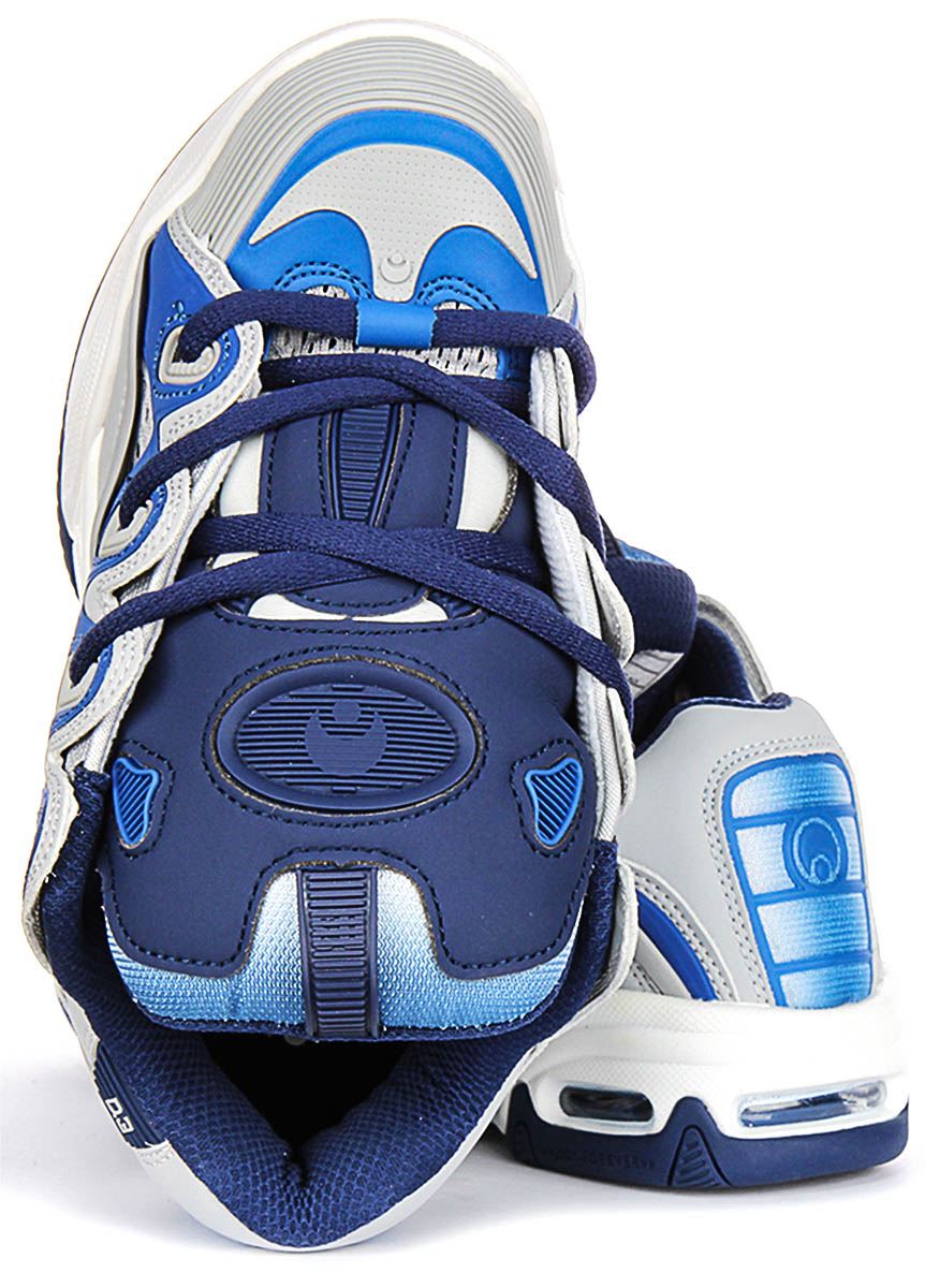 OSIRIS Suela Gruesa Cordones Zapatilla Skate Hombre en Negro Gris Ru 4-12 - Imagen 29 de 37