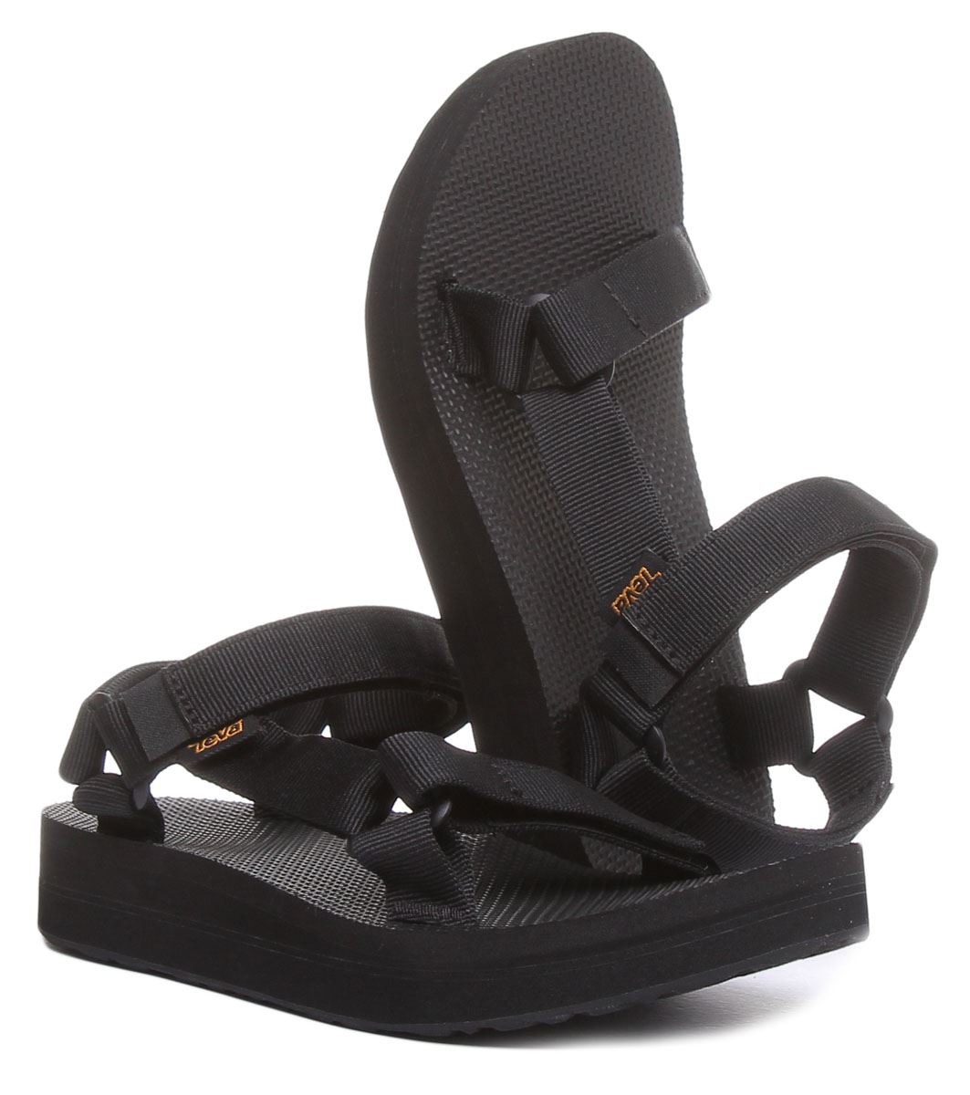 Teva Midform Universal Open Toe Strap Vegan Womens Sandal Beige Brown UK 3 - 8 - Picture 12 of 37