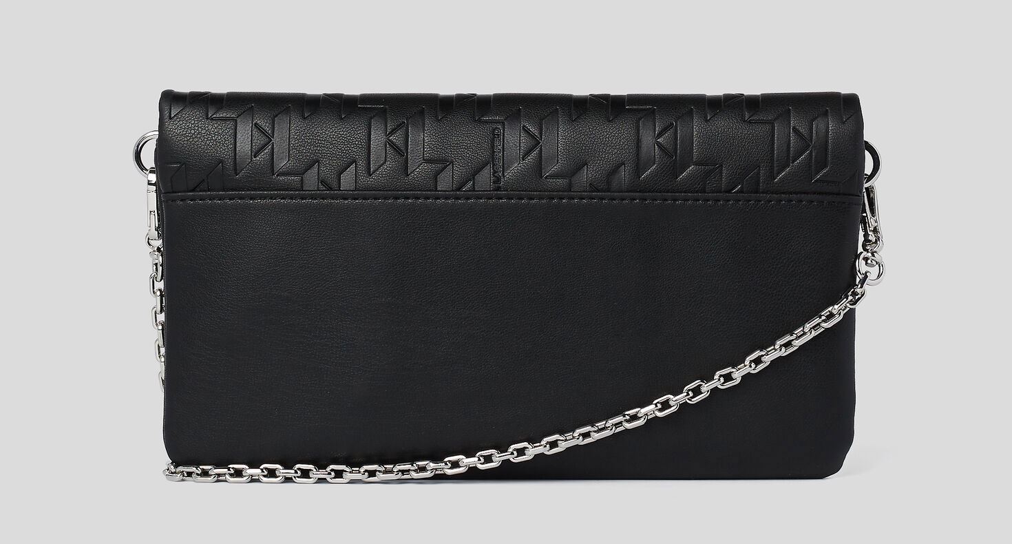 Karl Lagerfeld 226W3213 Womens Cushion Embossed Wallet In Black - Picture 6 of 8