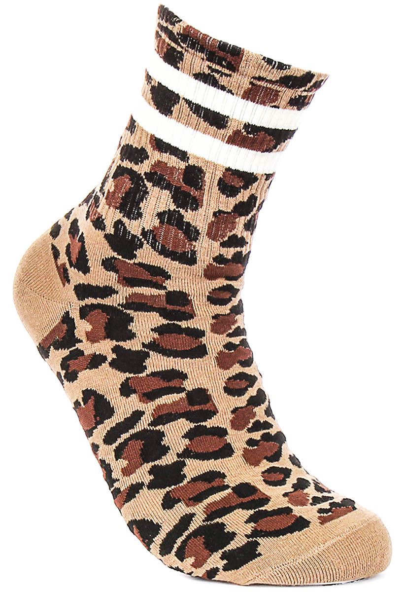 Justinreess England 2P Stripe Cotton Wear Womens Socks In White Black One Size - Picture 20 of 37