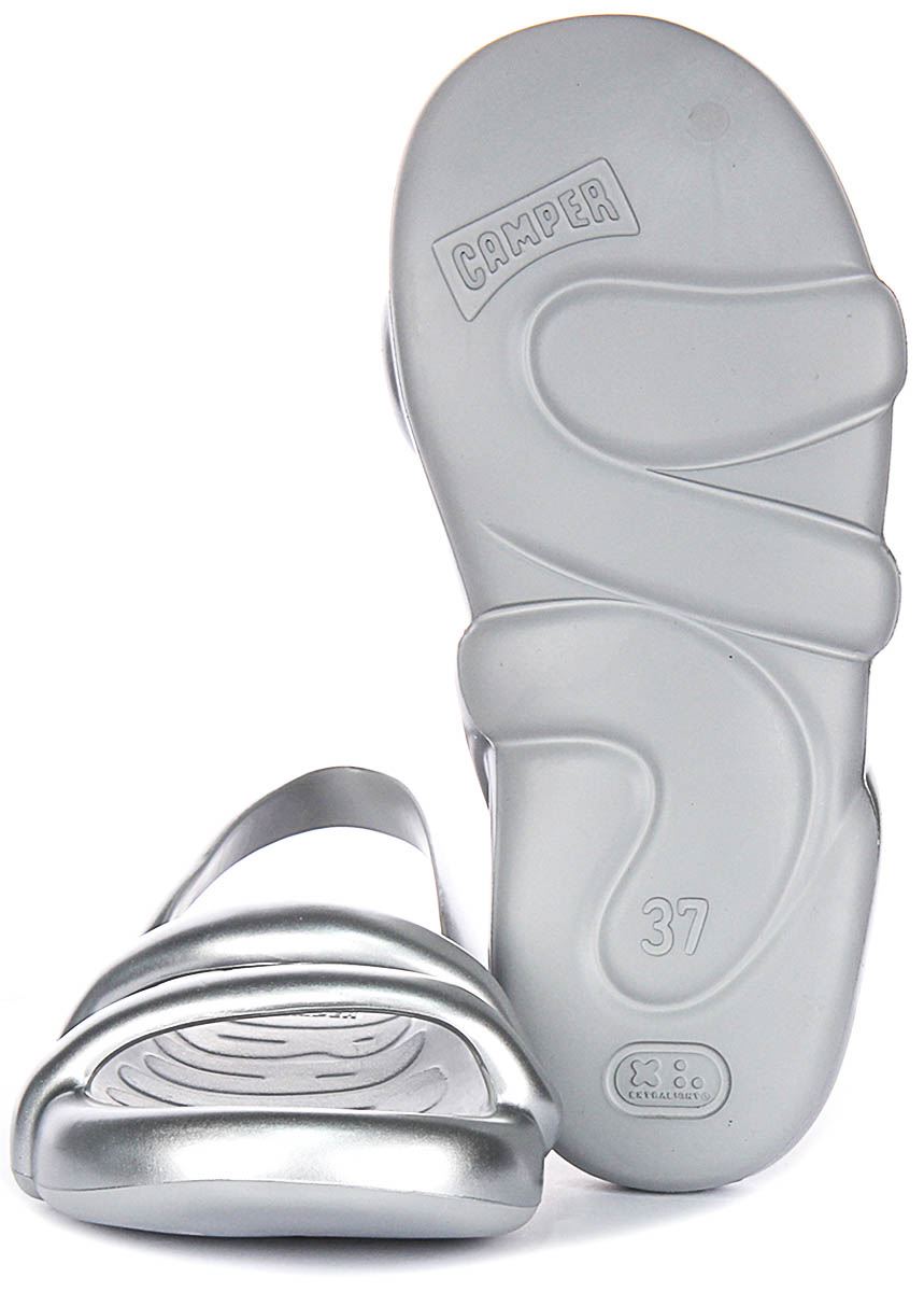 Camper Kobarah Flat Endless Flux Rubber Womens Sandal In Camper Kobarah Flat Endless Flux Rubber Womens Sandal In