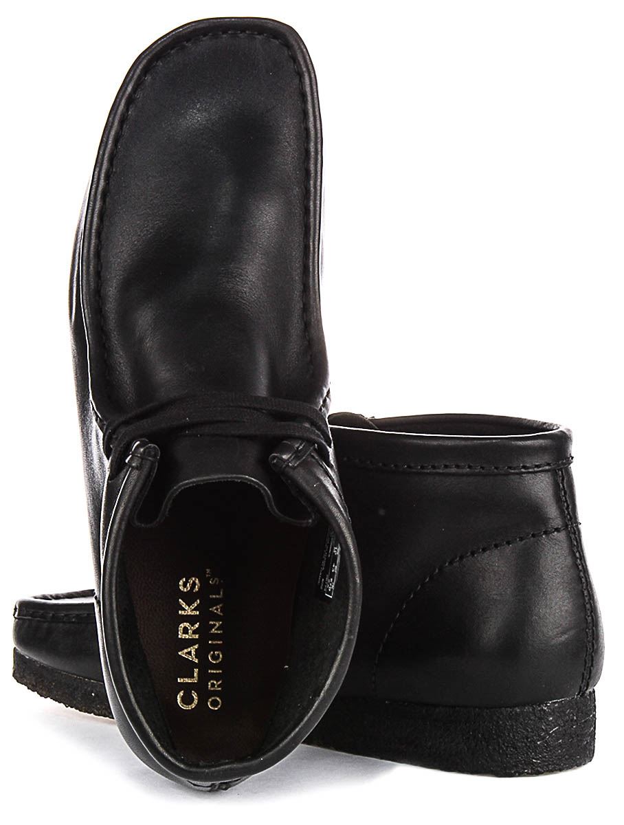 Vintage Clark’s Men\'s Black Chelsea Boots - Classic Slip-On Leather/ crepe sole s-l400.jpg main image 4