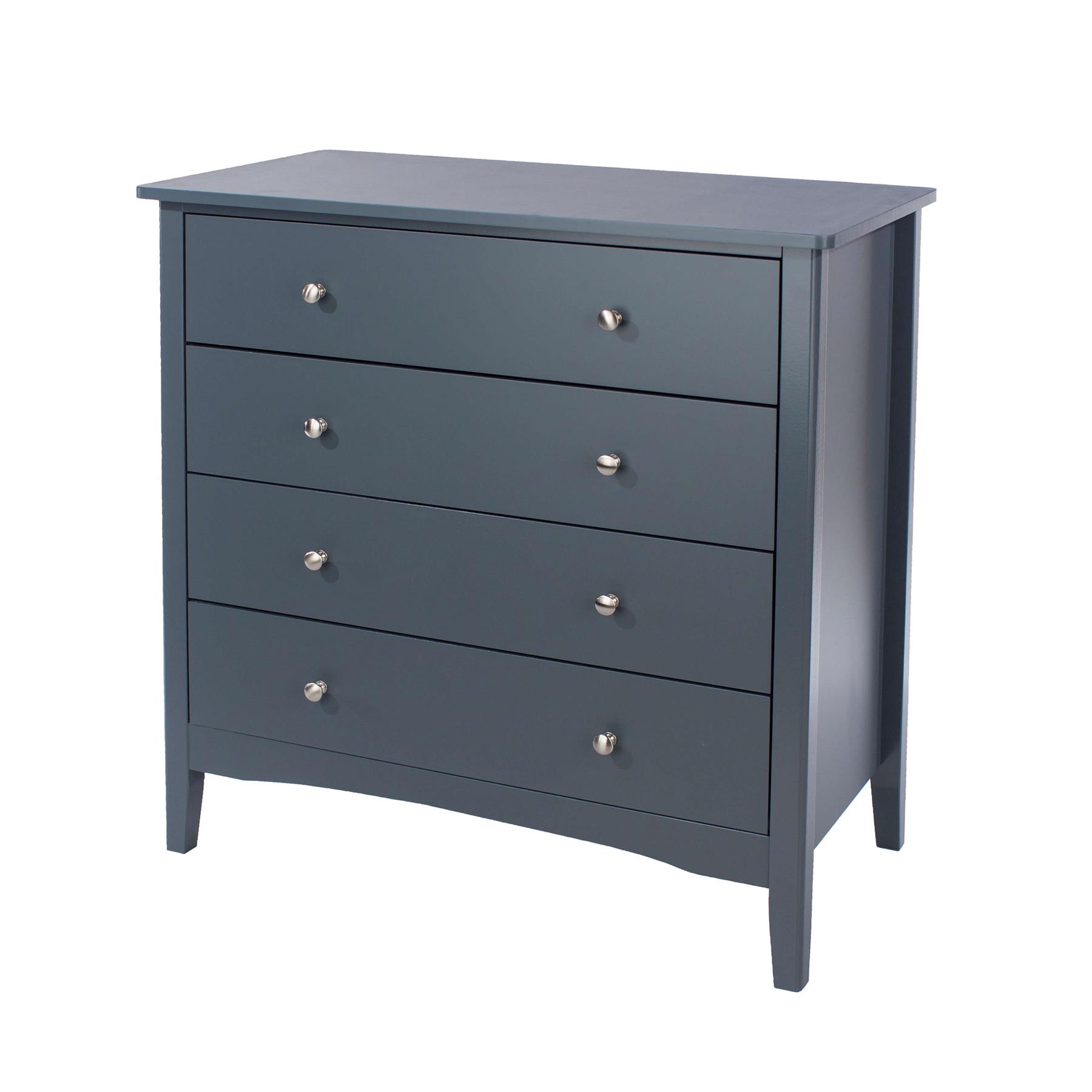 Chest of 4/5 Drawers Bedroom Clothing Storage Unit Metal Handles Runners - Picture 3 of 27