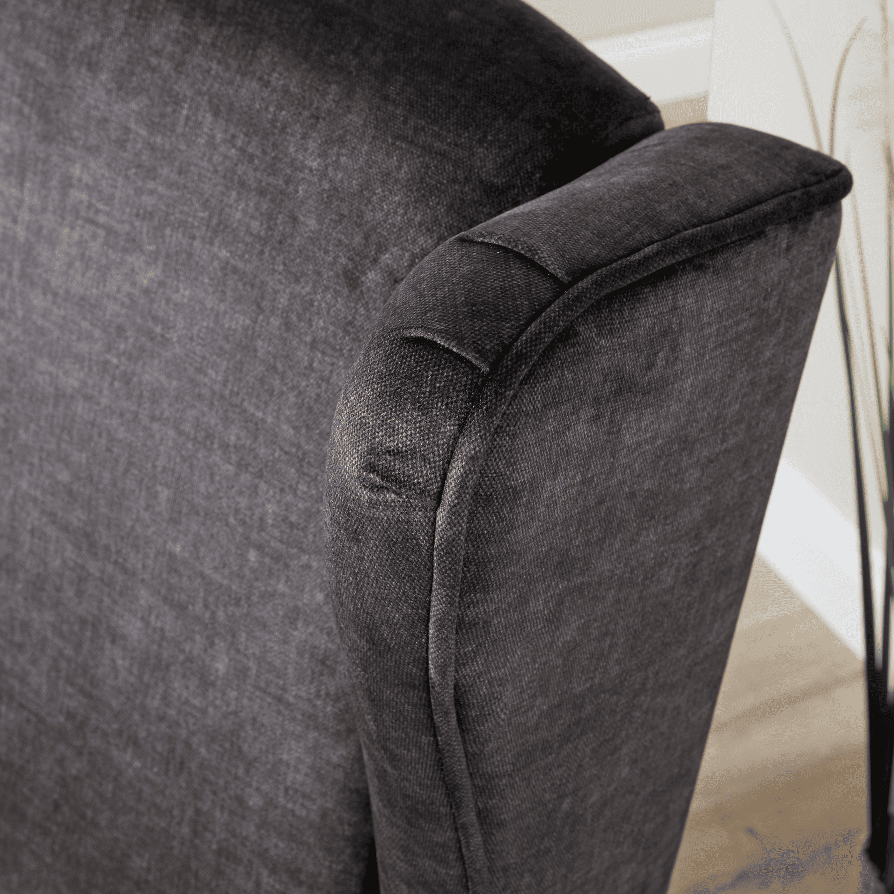 Helena Wingback Armchair Modern Accent Chair Occasional Sofa Seating Wooden Legs - Picture 19 of 29