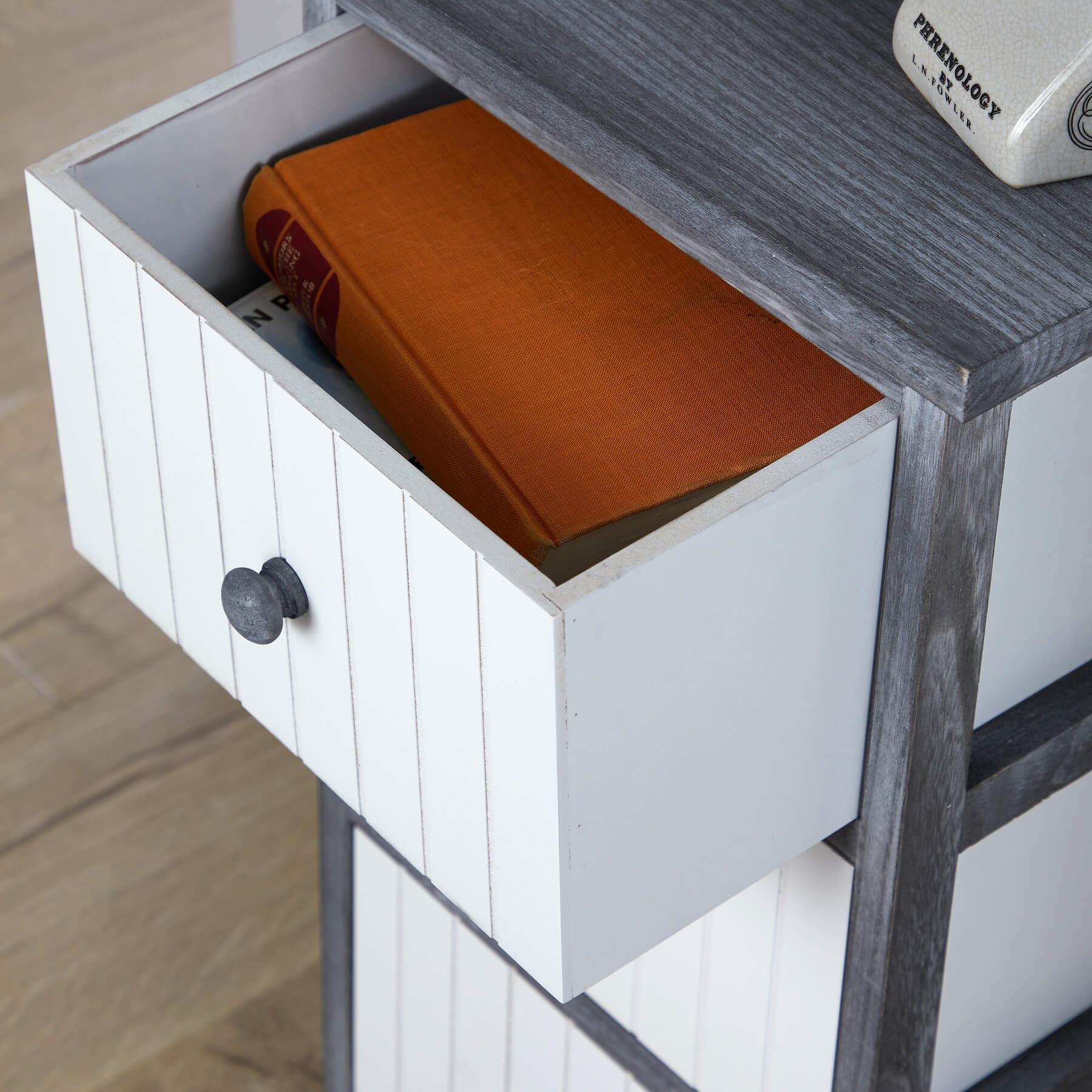 Solid Wooden Storage Chest 3 / 4 / 5 Drawers Organiser Rustic Fully Assembled - Picture 31 of 73