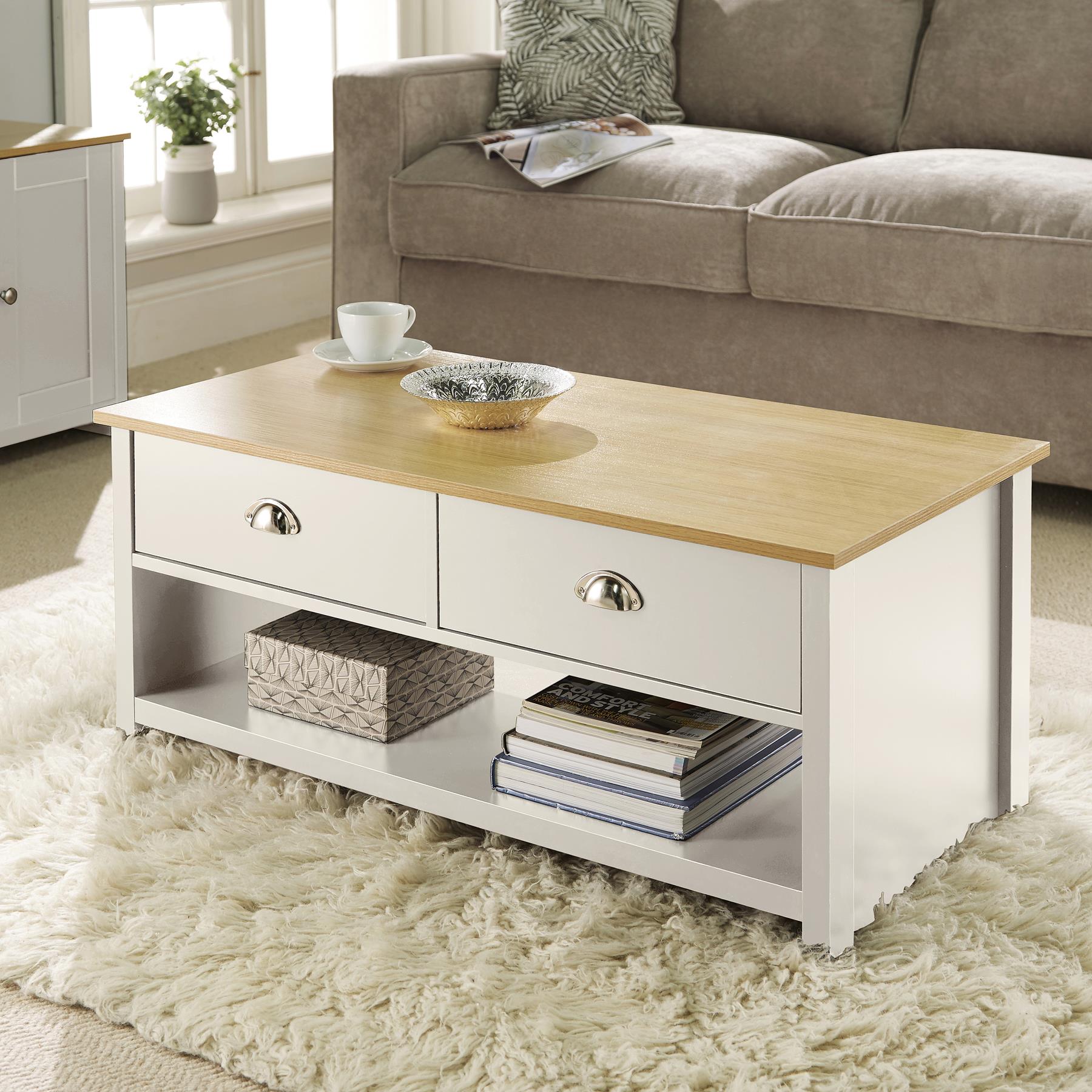 Cream Coffee Tables With Drawers Top 50 Cream Coffee Tables With
