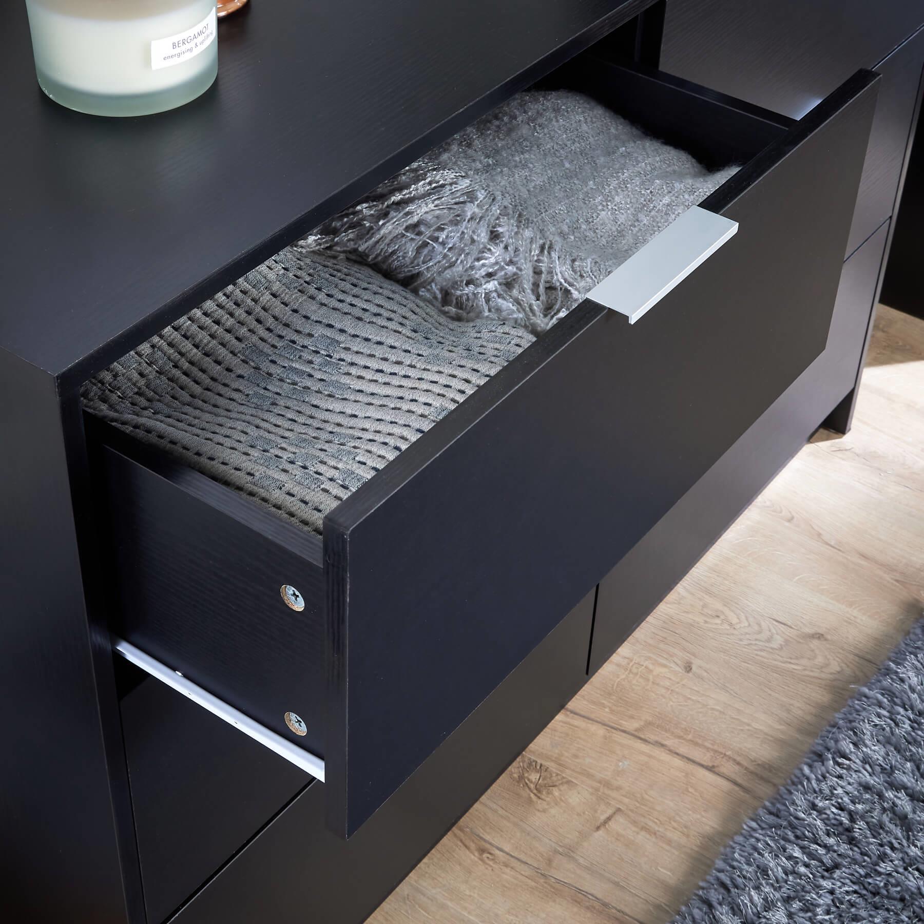 Chest 6 Drawers Bedroom Furniture Clothing Bedside Storage Organiser Wide - Picture 7 of 30