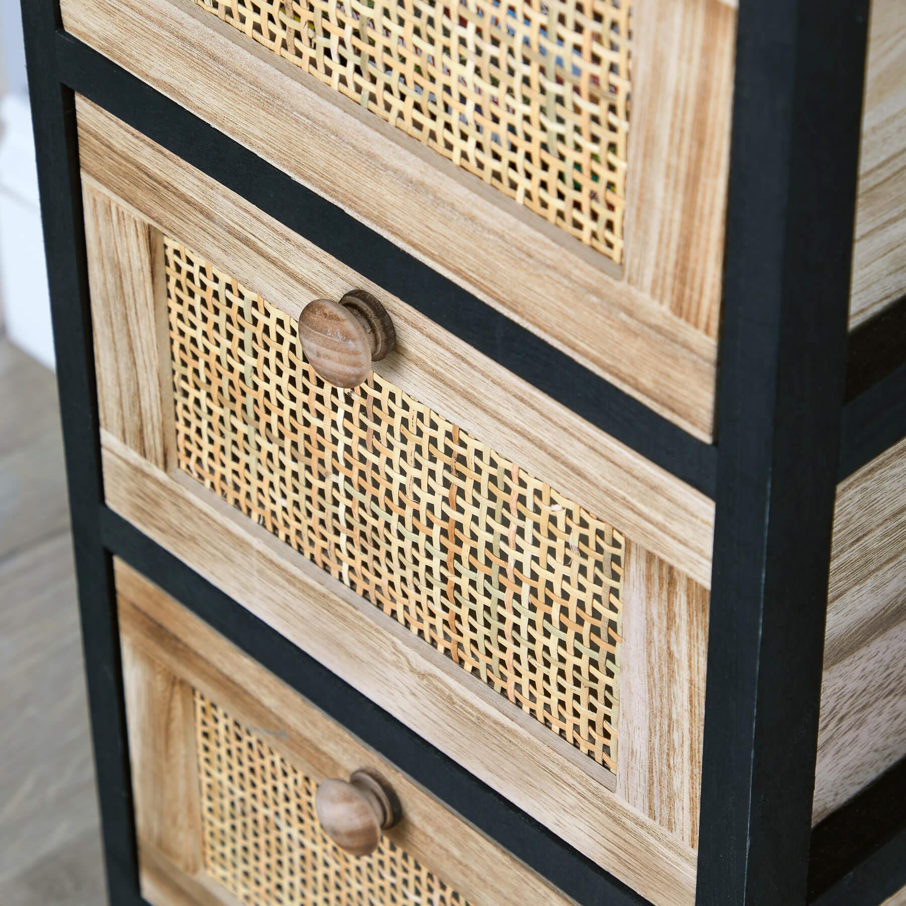 Solid Wooden Storage Chest 3 / 4 / 5 Drawers Organiser Rustic Fully Assembled - Picture 54 of 73