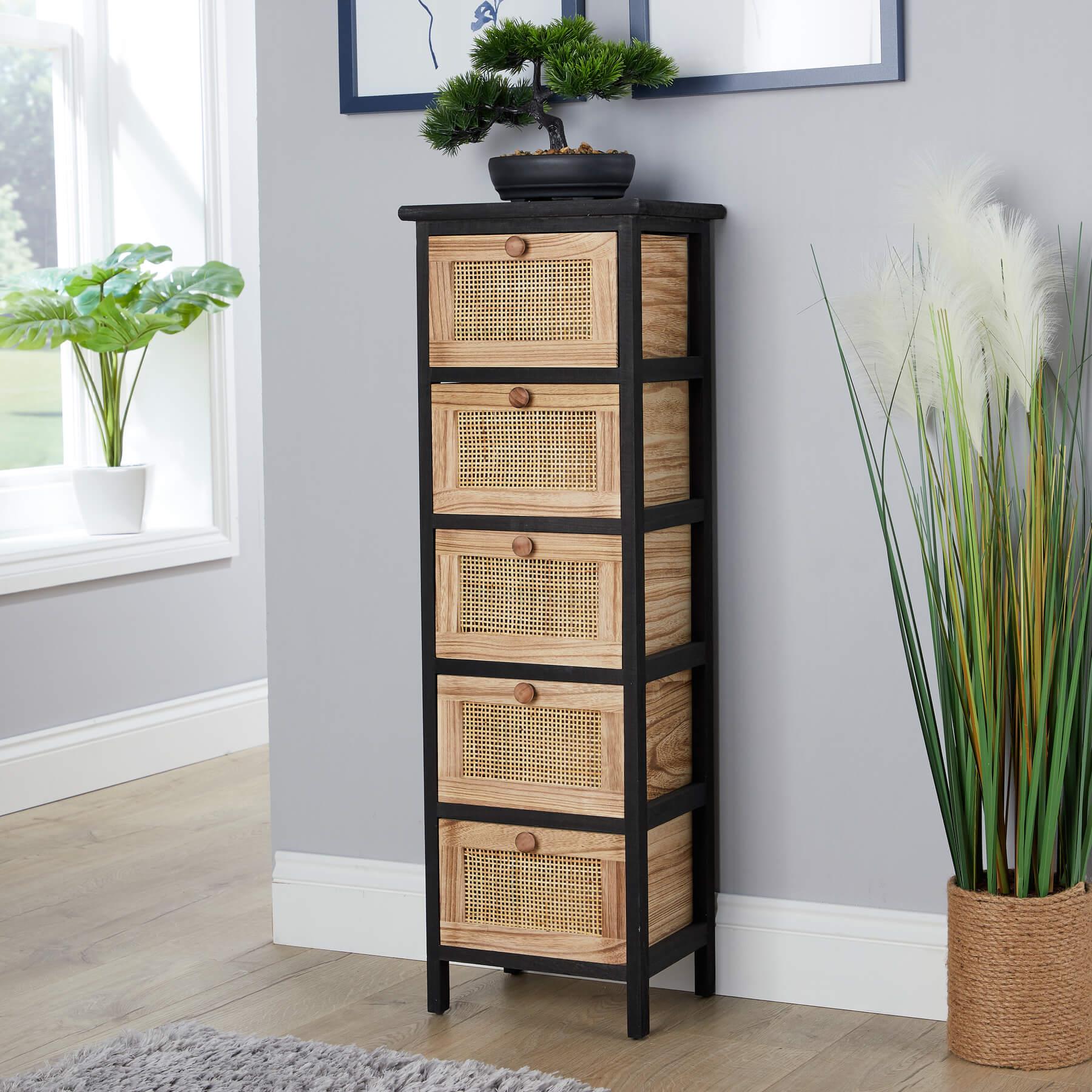 Solid Wooden Storage Chest 3 / 4 / 5 Drawers Organiser Rustic Fully Assembled - Picture 68 of 73