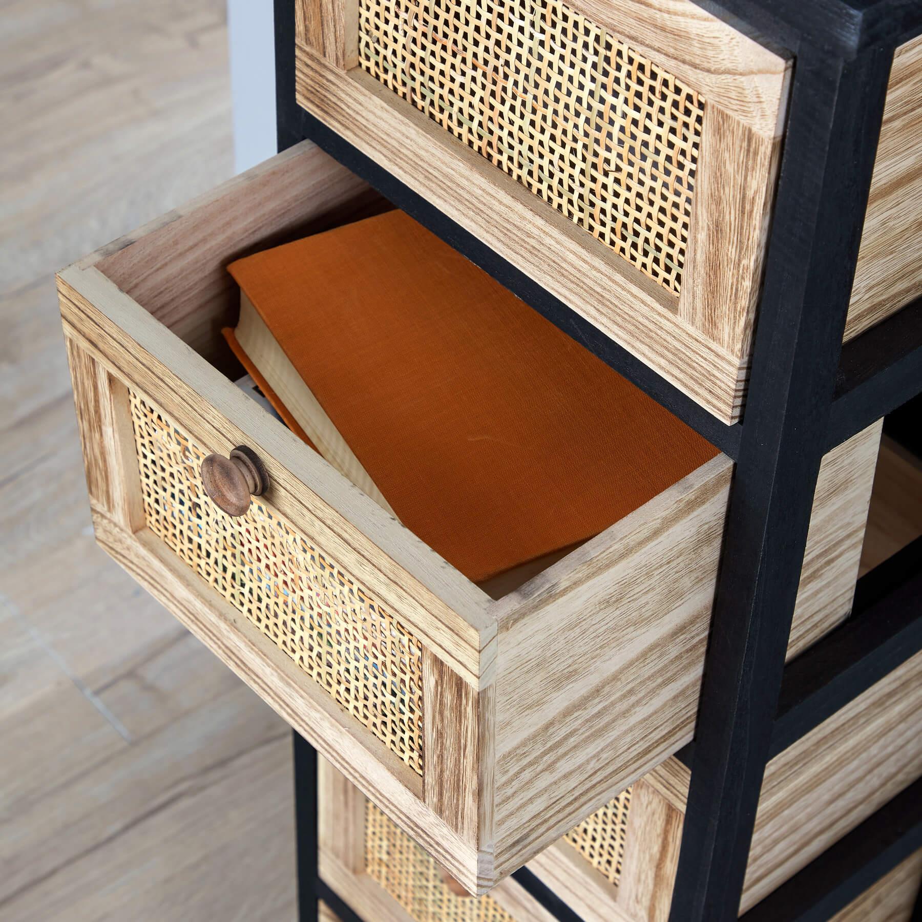Solid Wooden Storage Chest 3 / 4 / 5 Drawers Organiser Rustic Fully Assembled - Picture 71 of 73