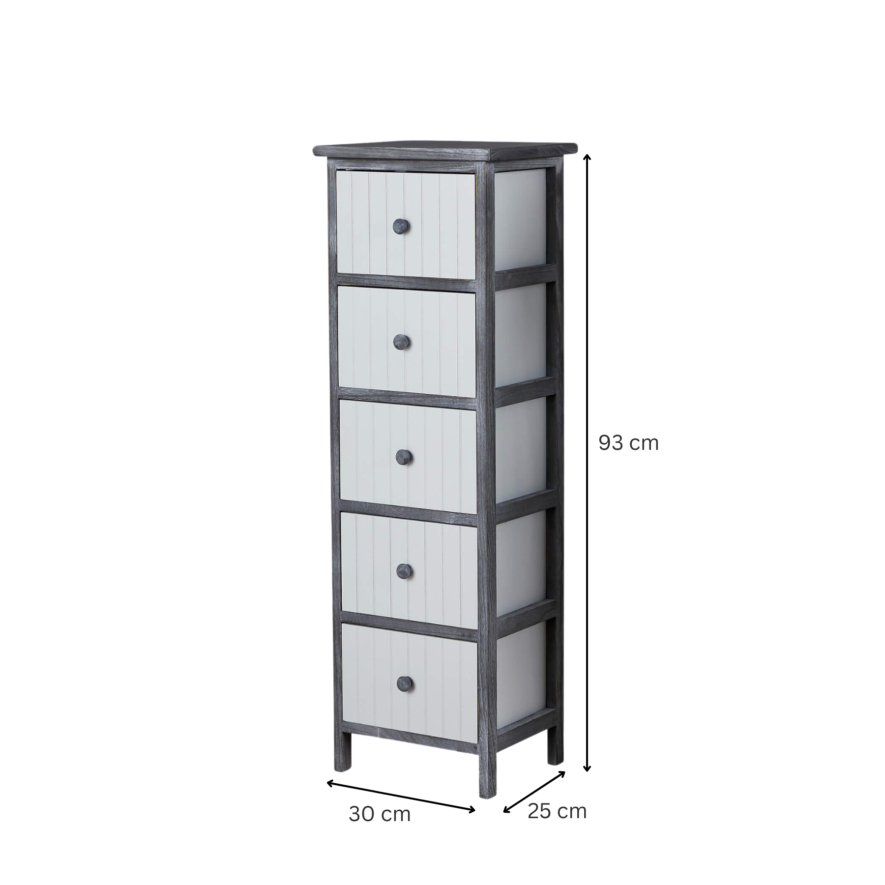 Solid Wooden Storage Chest 3 / 4 / 5 Drawers Organiser Rustic Fully Assembled - Picture 49 of 73