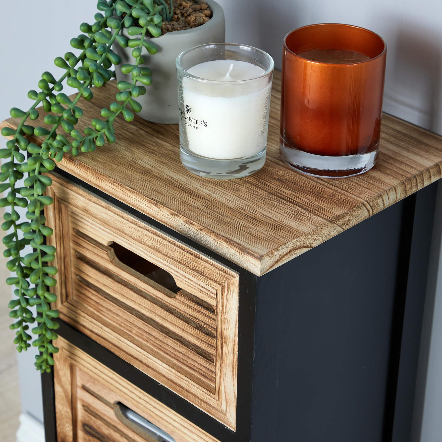 Solid Wooden Storage Chest 3 / 4 / 5 Drawers Organiser Rustic Fully Assembled - Picture 13 of 73
