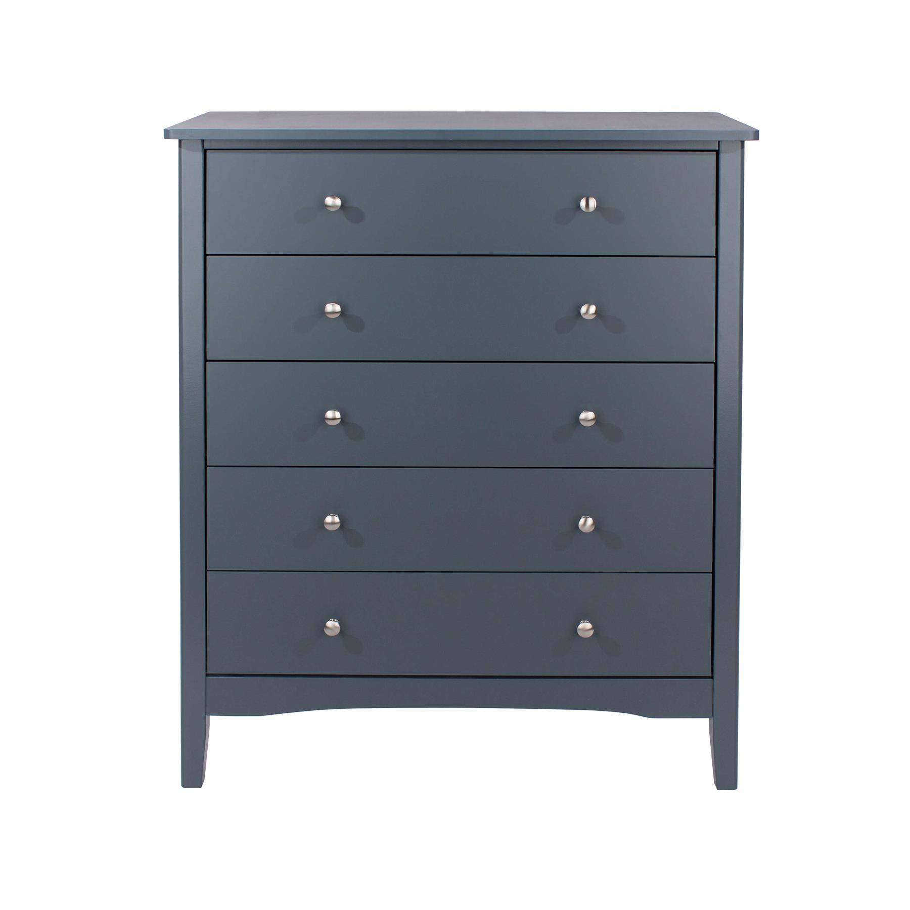 Chest of 4/5 Drawers Bedroom Clothing Storage Unit Metal Handles Runners - Picture 7 of 27