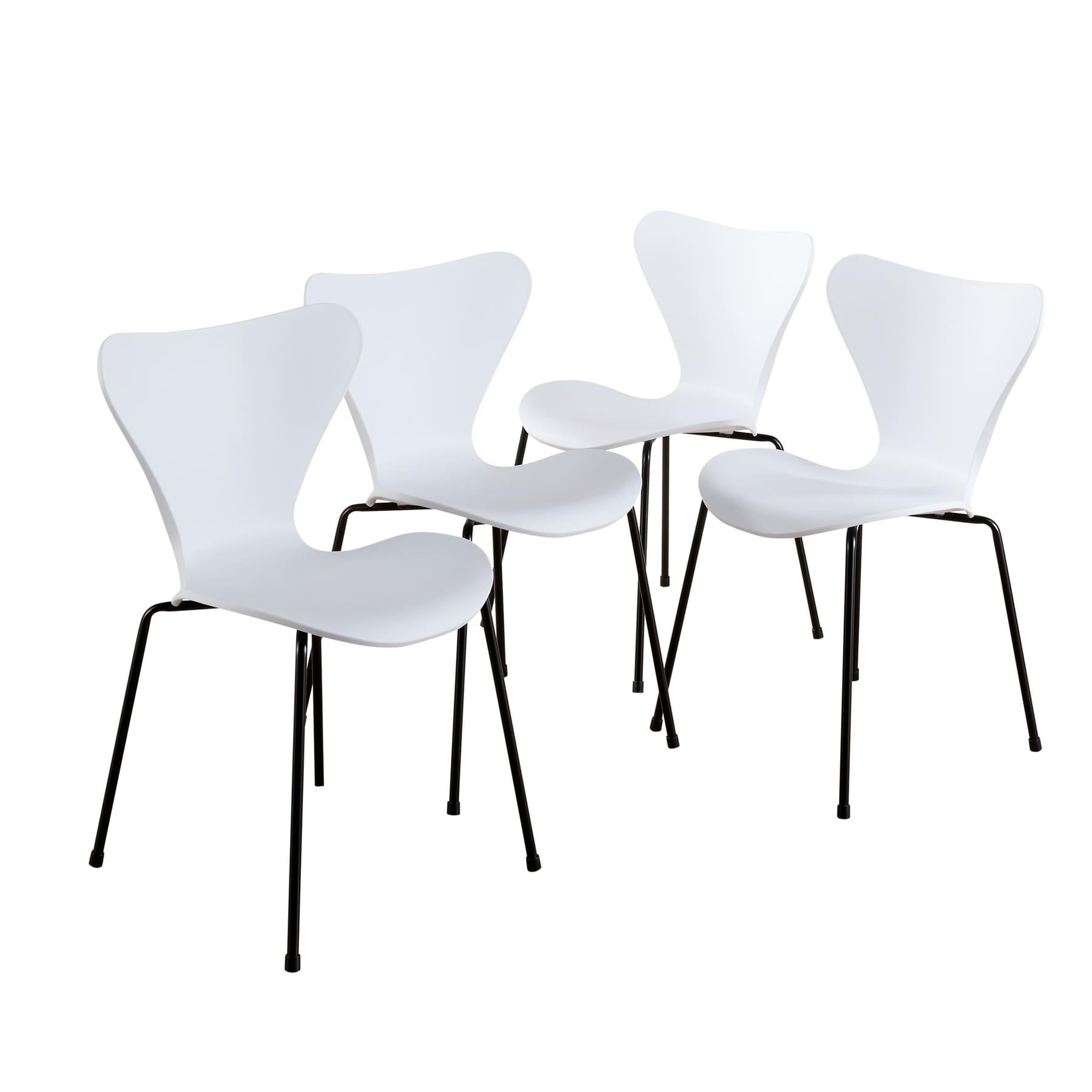 Dining Table Set - 120cm White Top Wooden Legs With 4 Kitchen Chairs Furniture - Picture 58 of 79