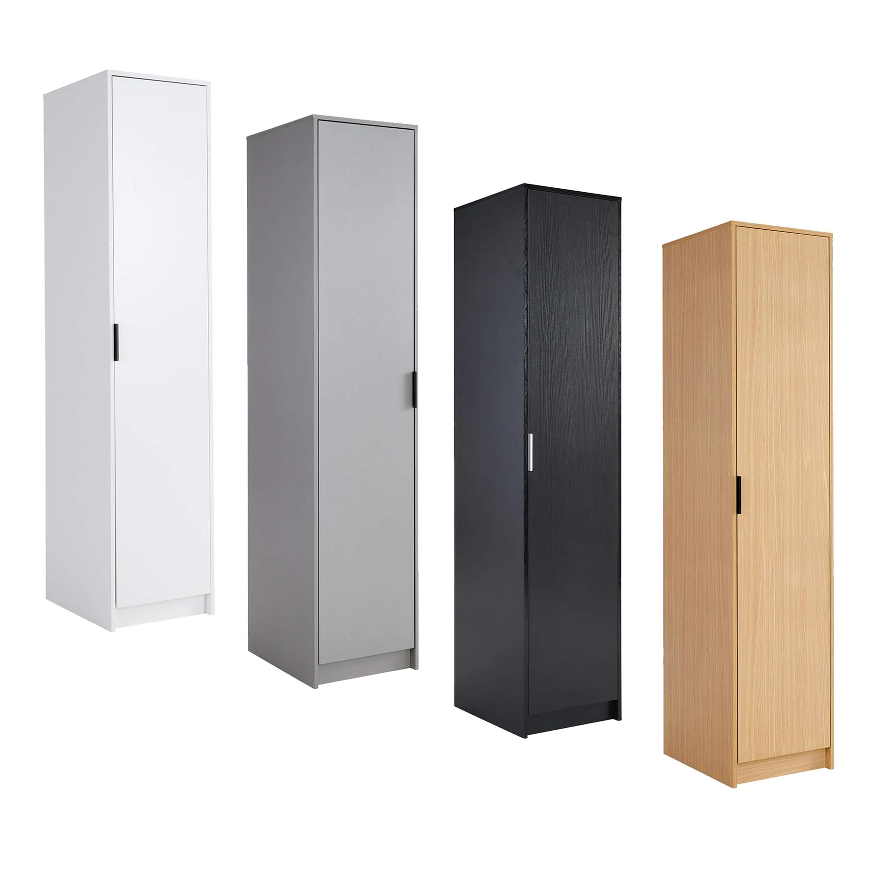 Phoenix Wardrobe 1 Door Space Saving Bedroom Home Furniture
