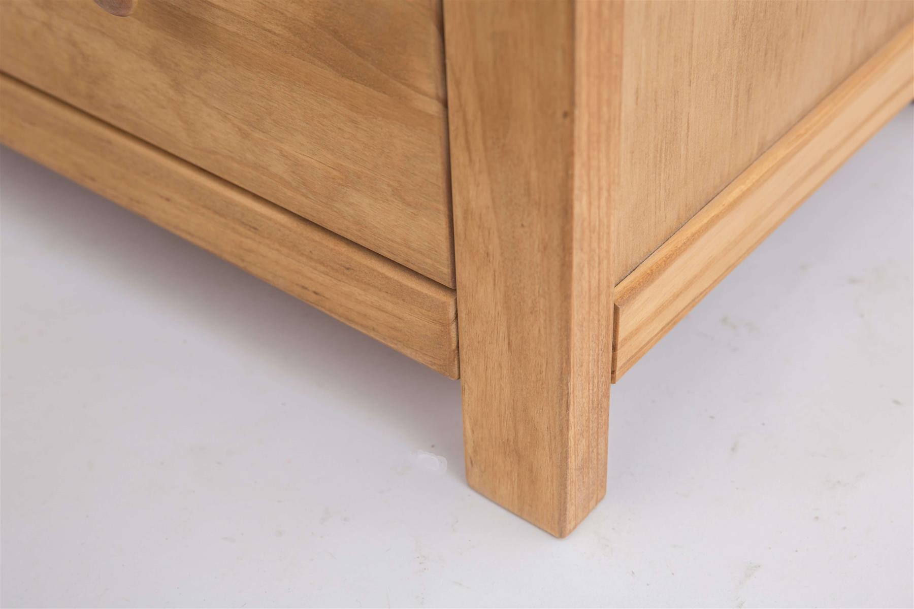 Chest of 4/5/6 Drawers Oak-effect Bedroom Furniture Storage Country Wood Unit - Picture 27 of 46