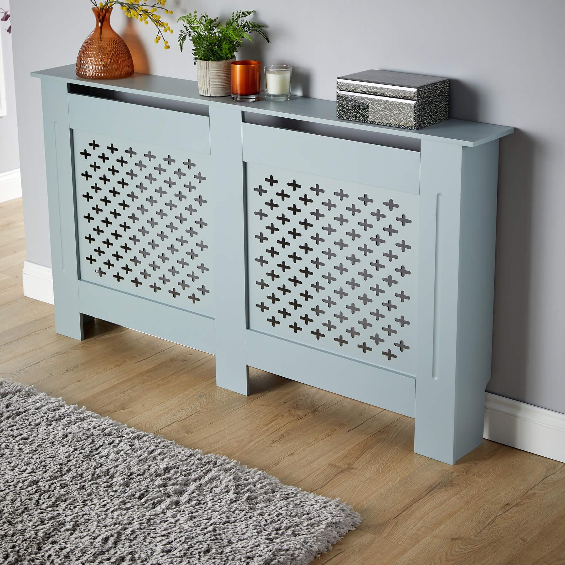 Large Radiator Cover MDF Wooden Home Decorative Modern Furniture Design - Picture 3 of 16