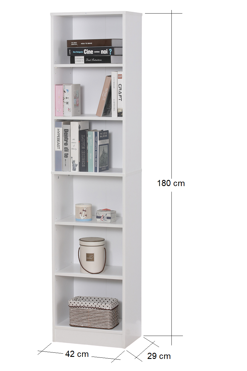 Estantería de exhibición de libros independiente unidad de almacenamiento hogar sala muebles - Imagen 54 de 61