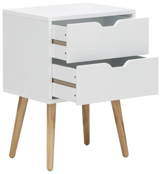 Bedside Tables 2 Drawer Nightstand Scandinavian Style