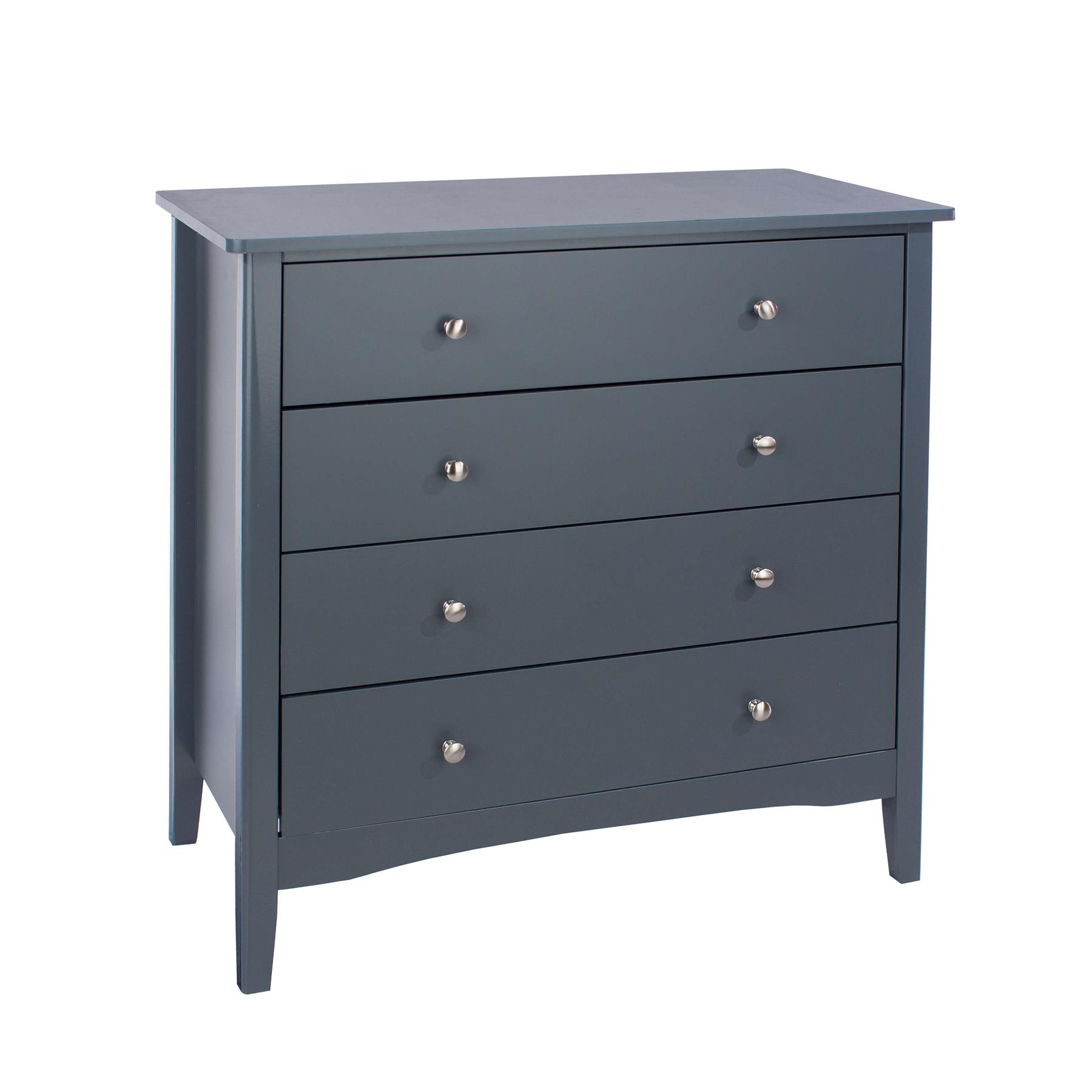 Chest of 4/5 Drawers Bedroom Clothing Storage Unit Metal Handles Runners - Picture 5 of 27
