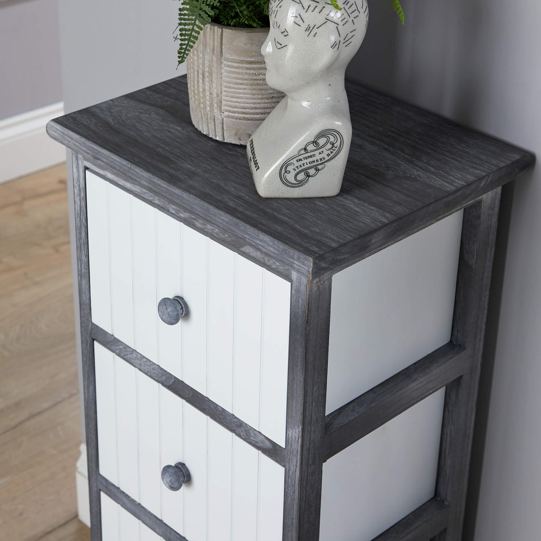 Solid Wooden Storage Chest 3 / 4 / 5 Drawers Organiser Rustic Fully Assembled - Picture 37 of 73
