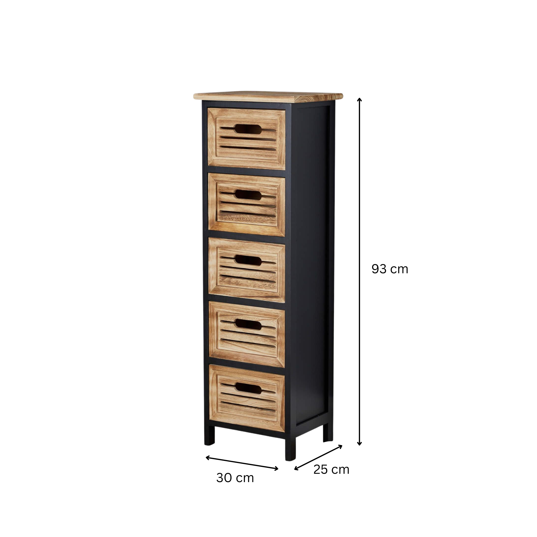 Solid Wooden Storage Chest 3 / 4 / 5 Drawers Organiser Rustic Fully Assembled - Picture 25 of 73