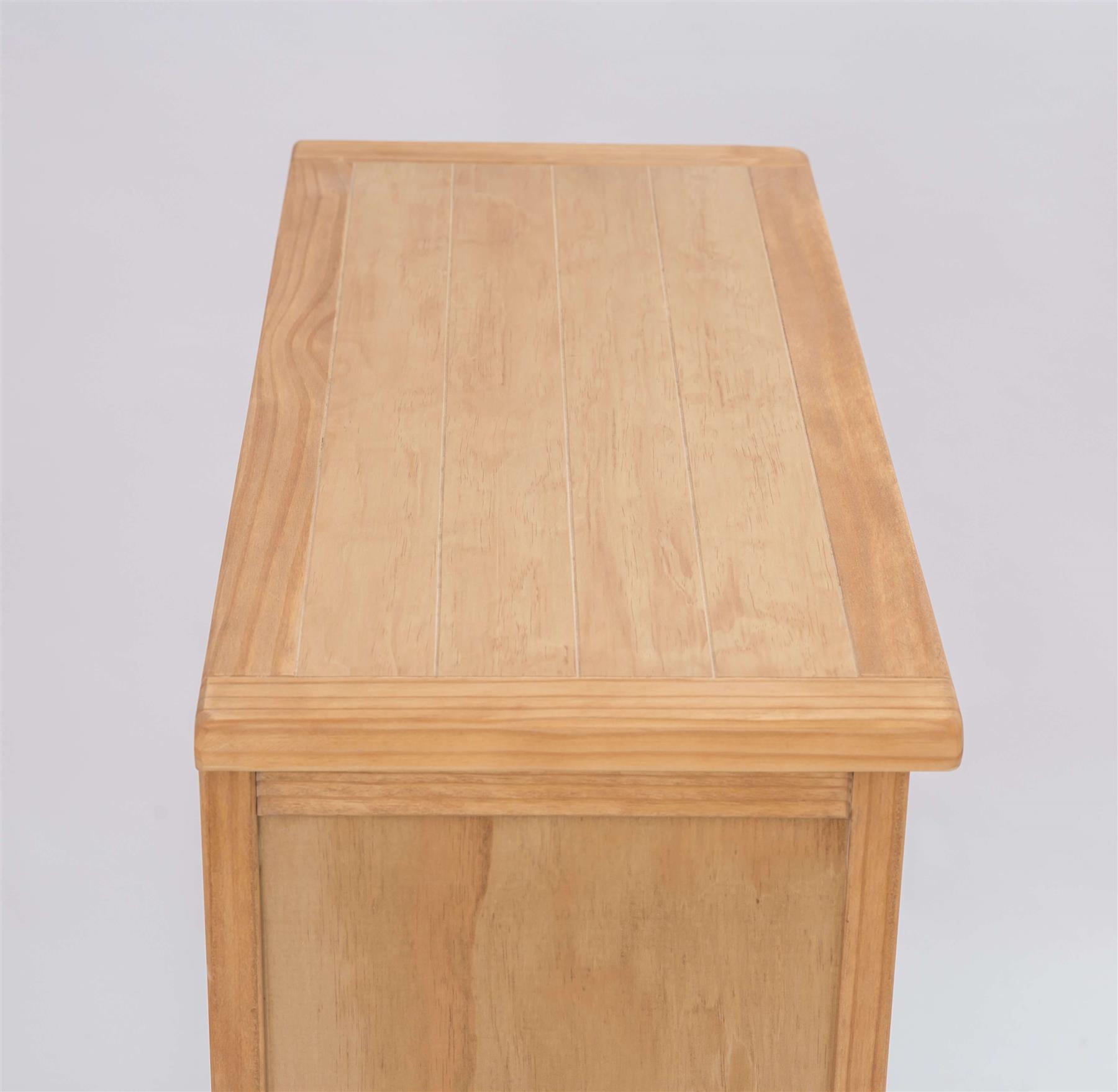 Chest of 4/5/6 Drawers Oak-effect Bedroom Furniture Storage Country Wood Unit - Picture 42 of 46