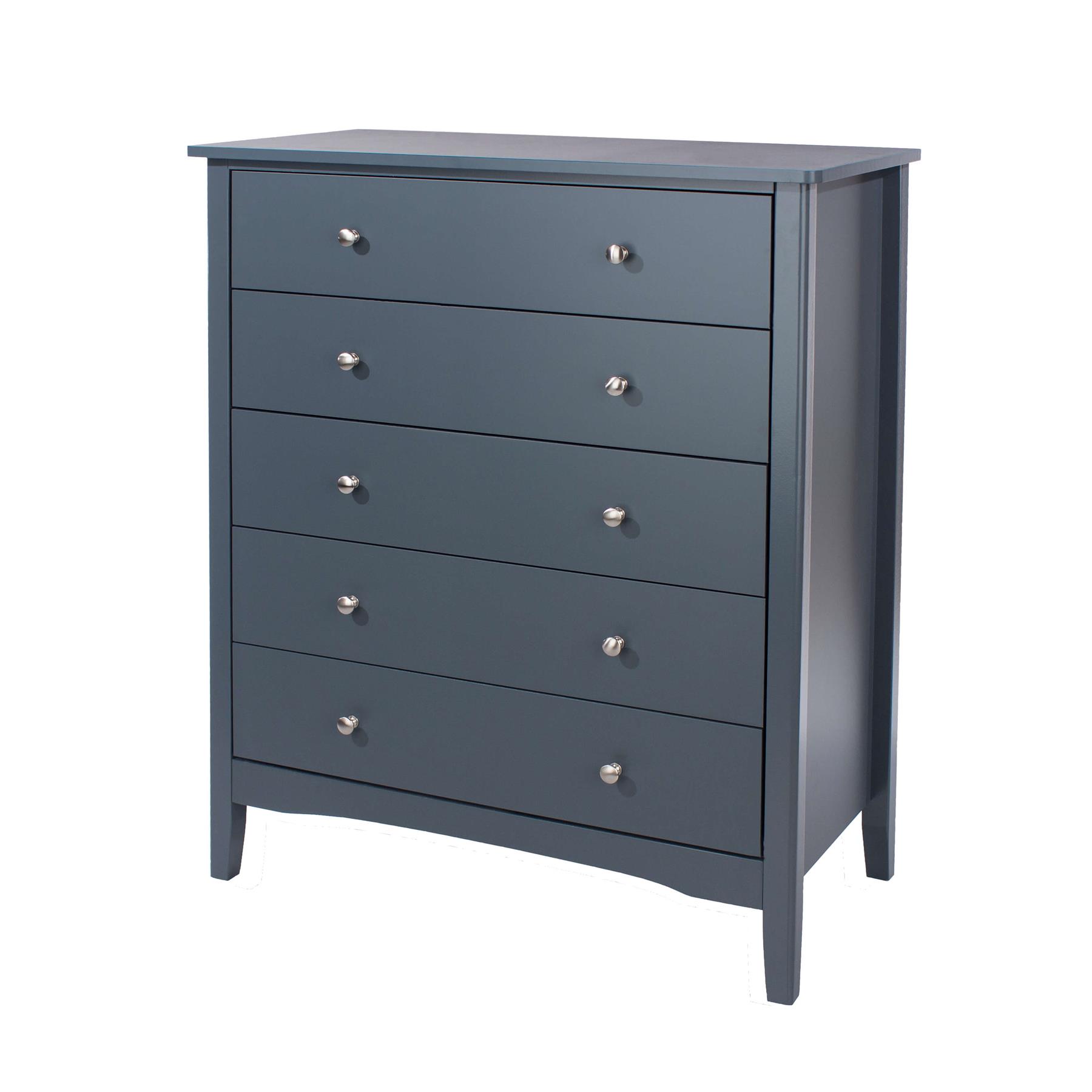 Chest of 4/5 Drawers Bedroom Clothing Storage Unit Metal Handles Runners - Picture 8 of 27