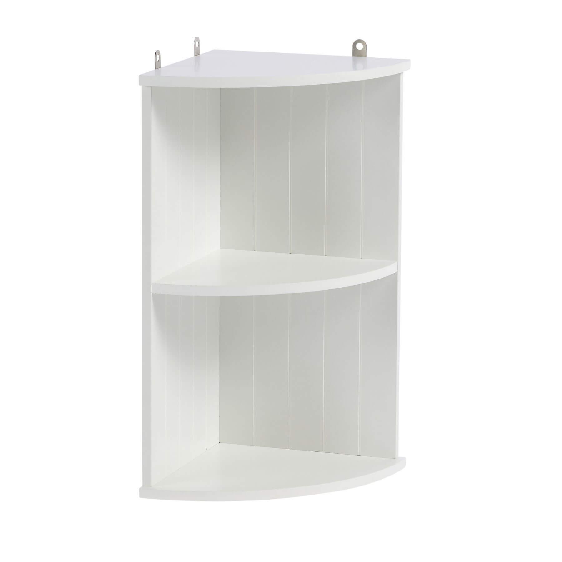 Corner Shelf Fixed Shelves Bathroom Storage Furniture Storage Solutions - Picture 14 of 15