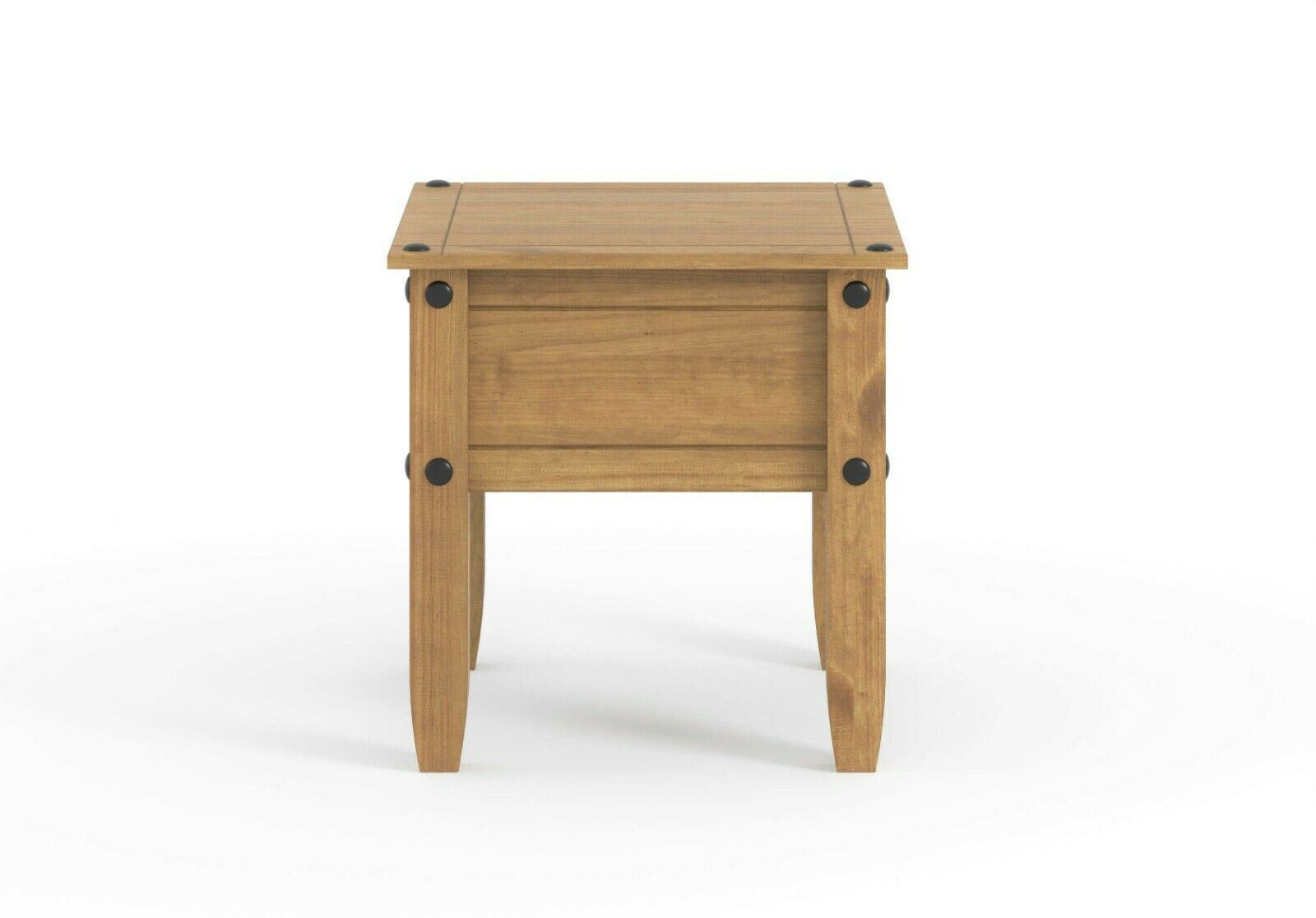 Solid Pine Wood Bedside Lamp End Side Table Rectangular Coffee Bedroom Furniture - Picture 3 of 7