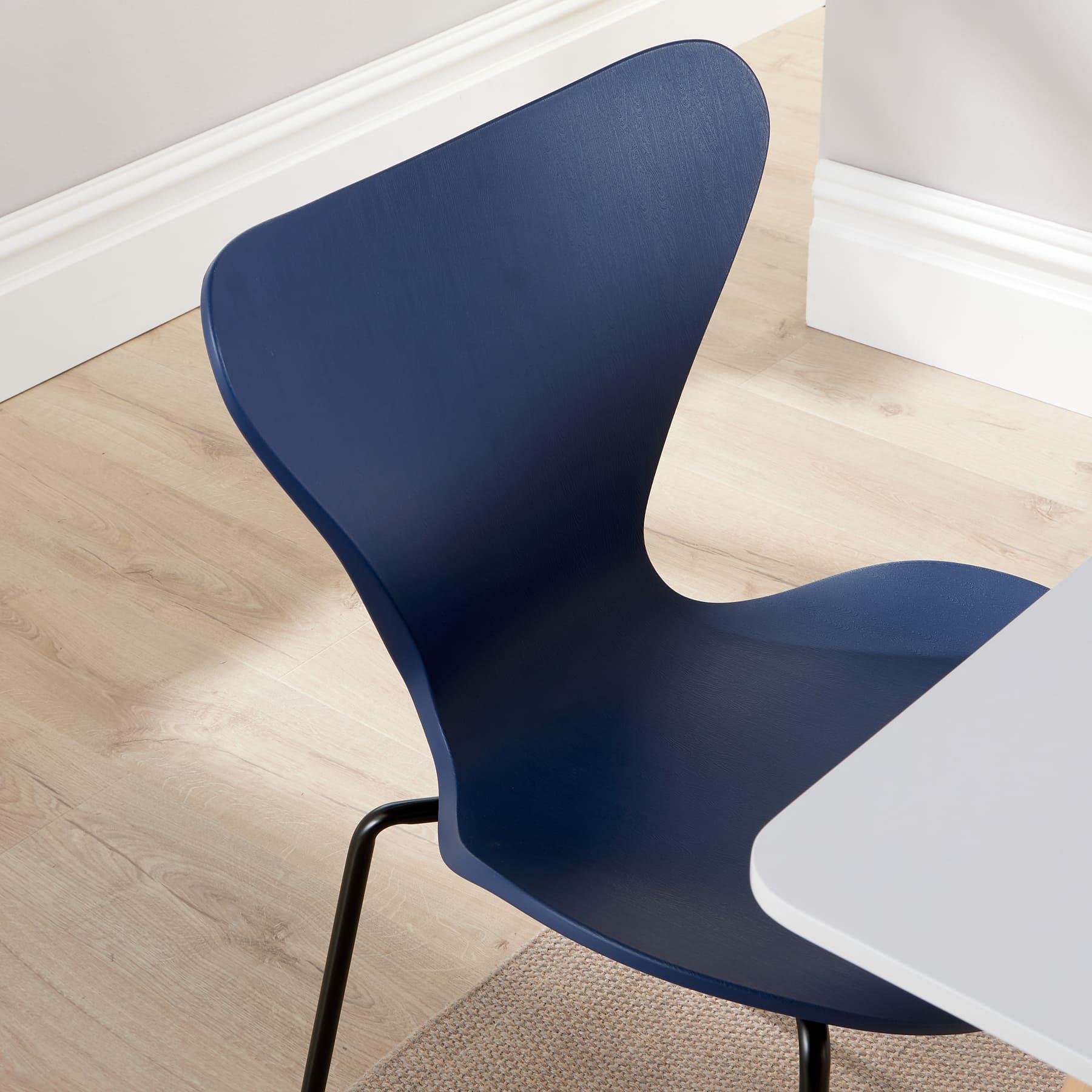 Dining Table Set - 120cm White Top Wooden Legs With 4 Kitchen Chairs Furniture - Picture 28 of 79