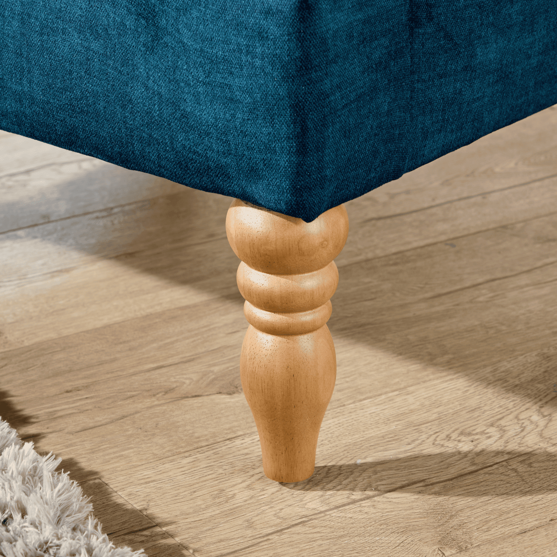 Helena Wingback Armchair Modern Accent Chair Occasional Sofa Seating Wooden Legs - Picture 7 of 29