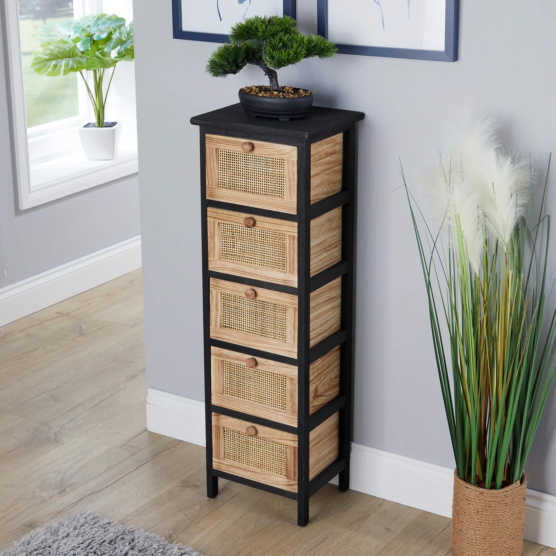 Solid Wooden Storage Chest 3 / 4 / 5 Drawers Organiser Rustic Fully Assembled - Picture 67 of 73