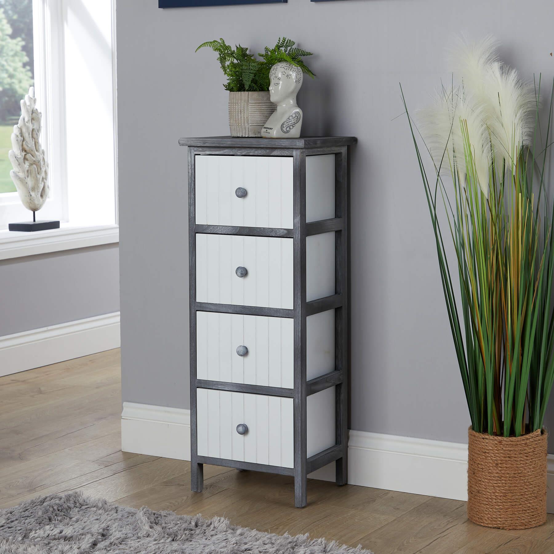 Solid Wooden Storage Chest 3 / 4 / 5 Drawers Organiser Rustic Fully Assembled - Picture 36 of 73