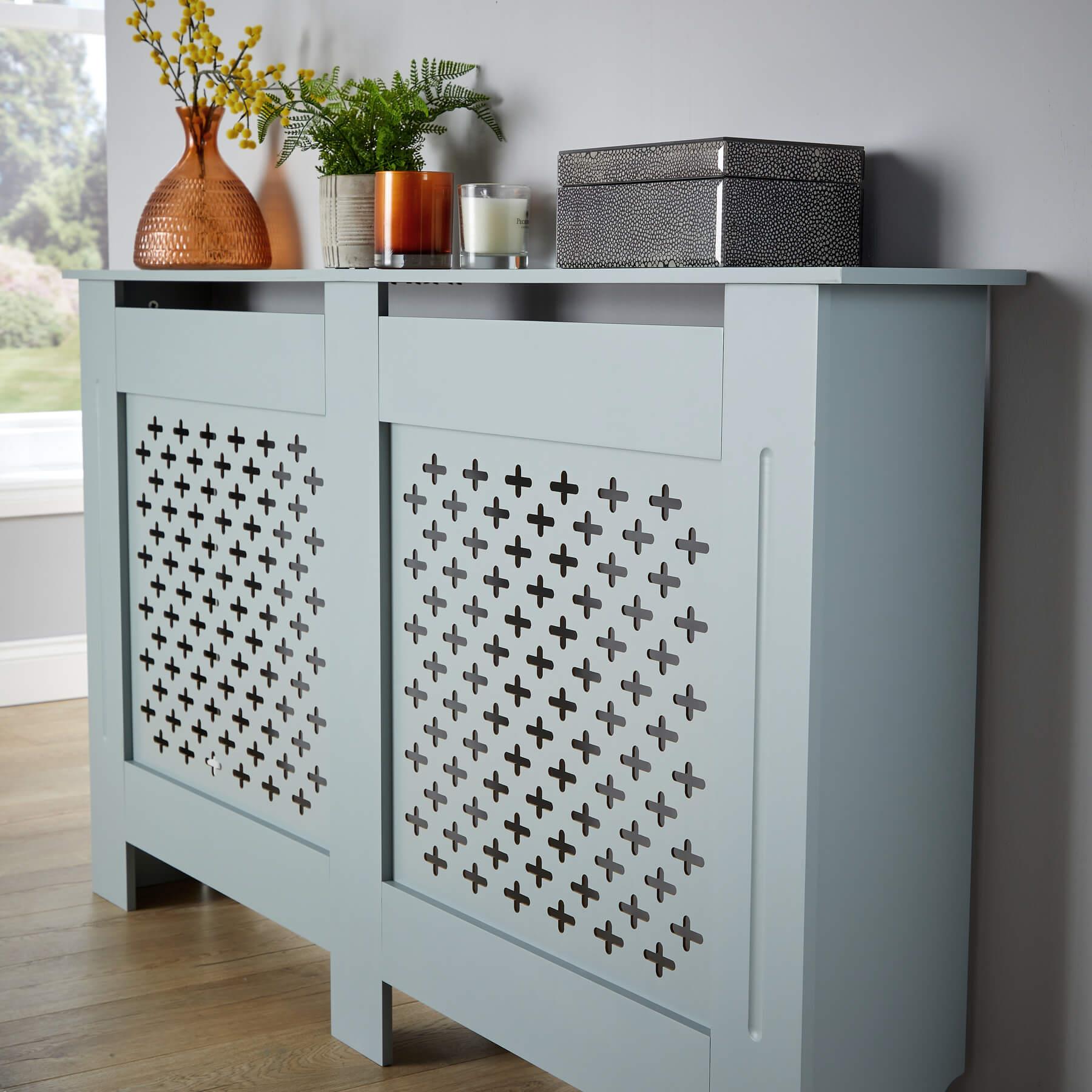 Large Radiator Cover MDF Wooden Home Decorative Modern Furniture Design - Picture 7 of 16
