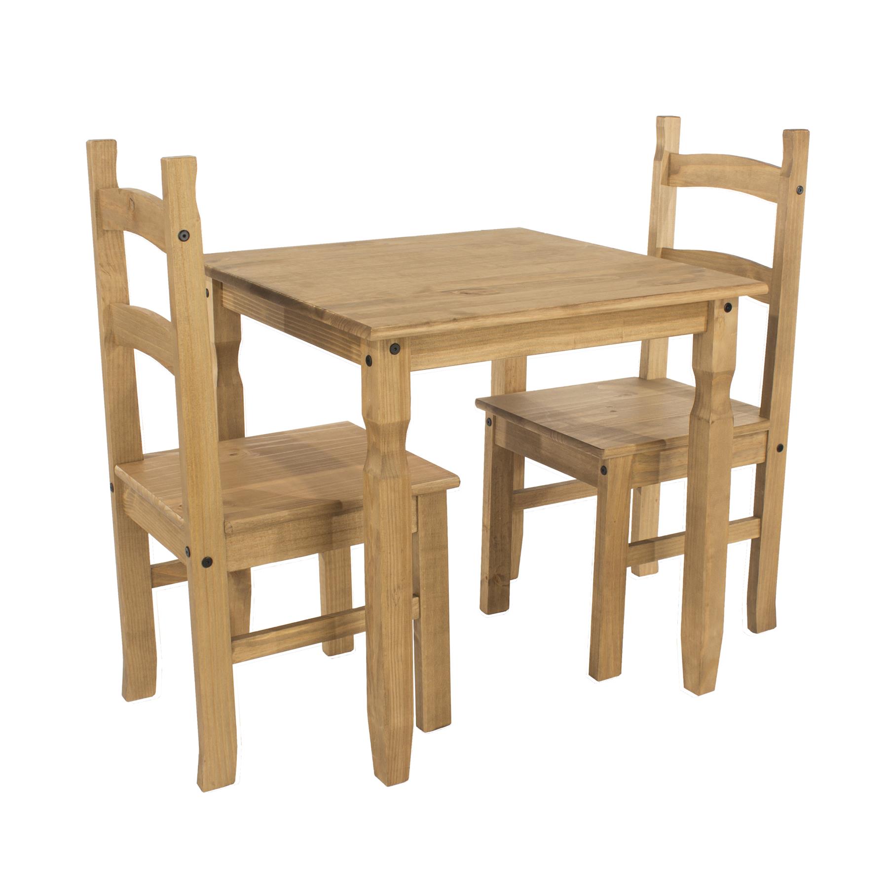 Dining Table 2/4 Chairs Kitchen Room Furniture Solid Wood Traditional Seating - Picture 1 of 2