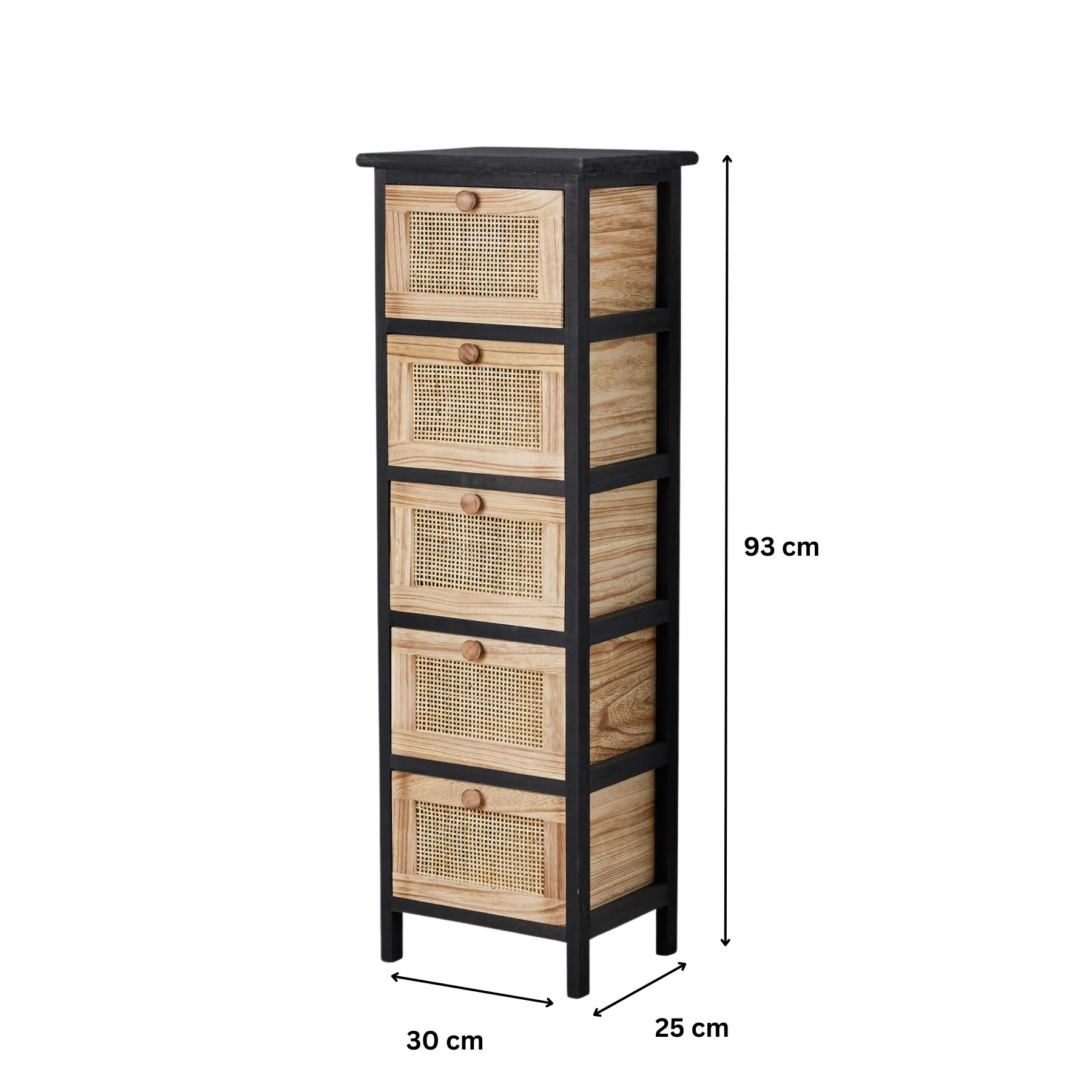 Solid Wooden Storage Chest 3 / 4 / 5 Drawers Organiser Rustic Fully Assembled - Picture 73 of 73