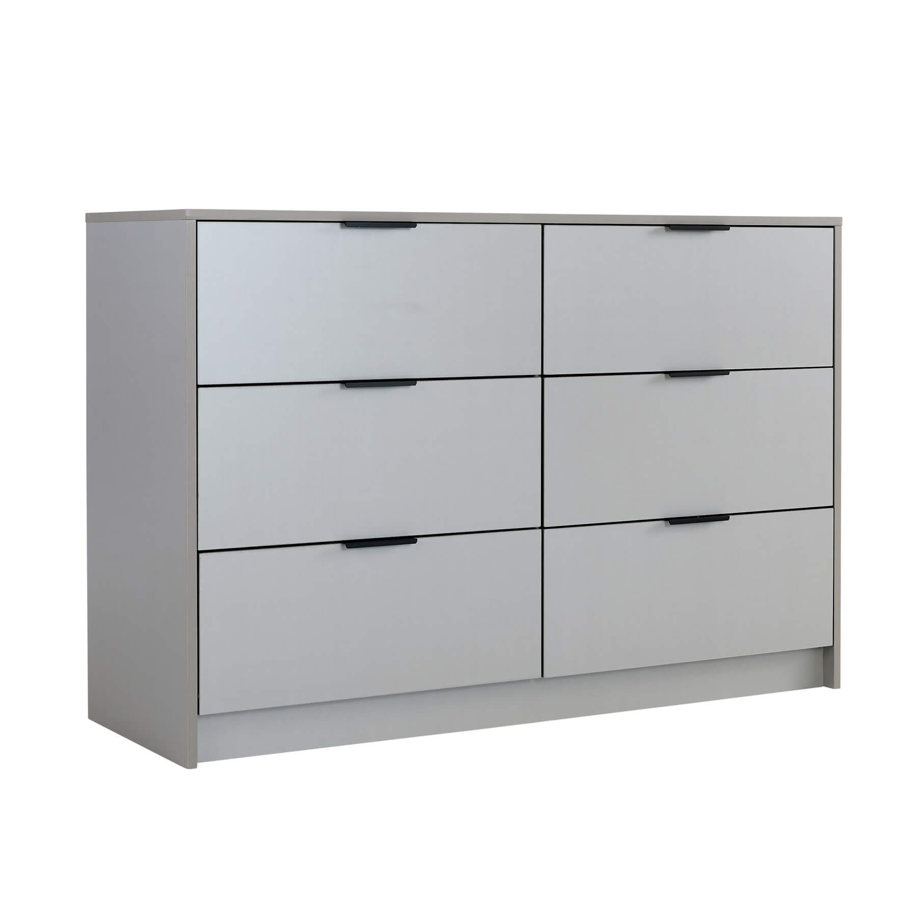 Chest 6 Drawers Bedroom Furniture Clothing Bedside Storage Organiser Wide - Picture 15 of 30