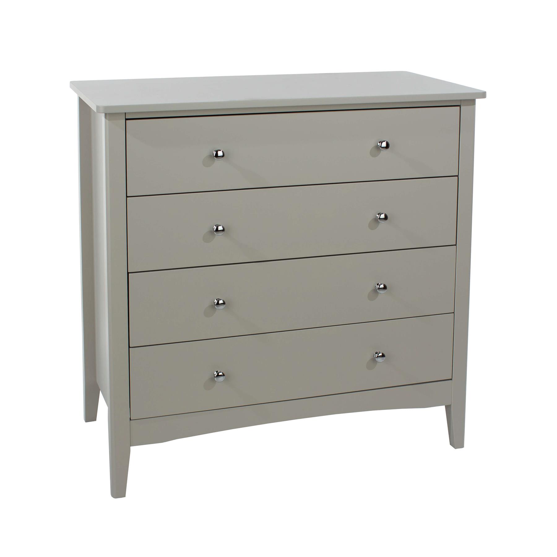 Chest of 4/5 Drawers Bedroom Clothing Storage Unit Metal Handles Runners - Picture 15 of 27