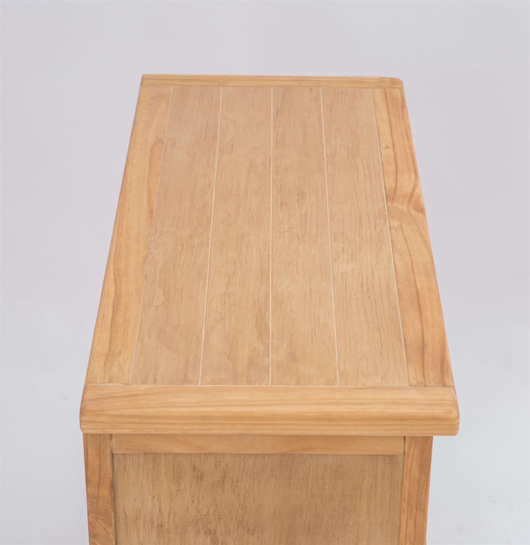 Chest of 4/5/6 Drawers Oak-effect Bedroom Furniture Storage Country Wood Unit - Picture 15 of 46